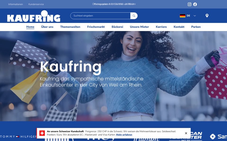 Startseite von www.kaufring-weil.de