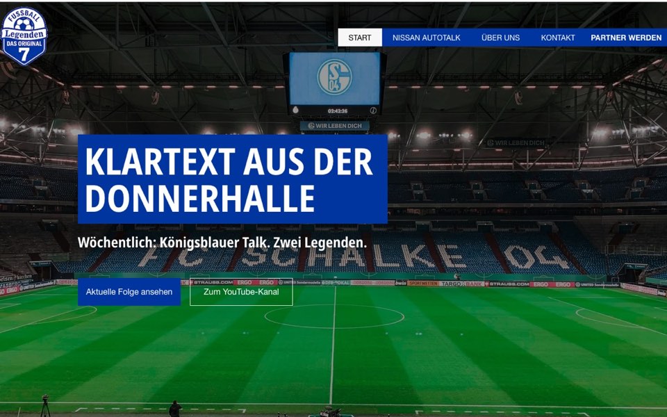 Startseite von www.legendentalk.de